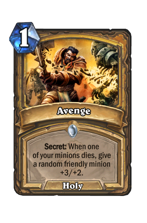Avenge Hearthstone kártya