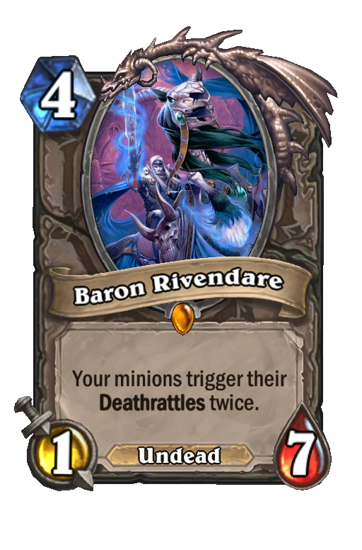 Baron Rivendare Hearthstone kártya