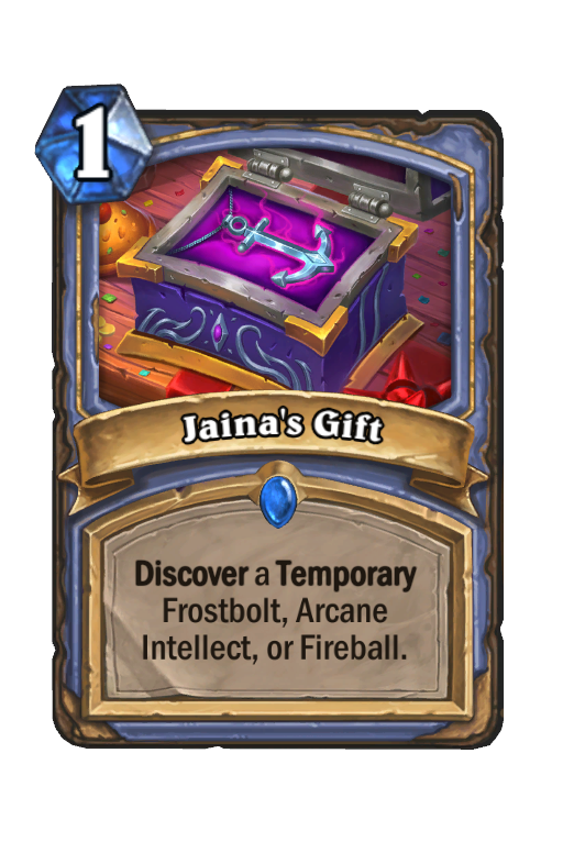 Jaina's Gift Hearthstone kártya