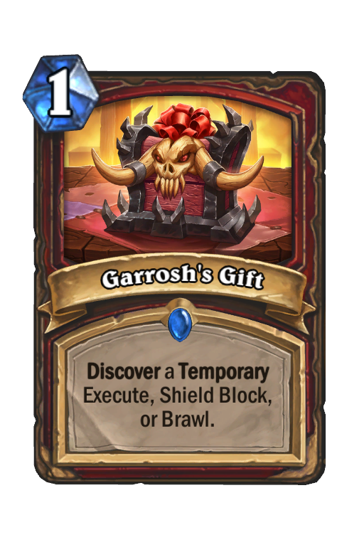 Garrosh's Gift Hearthstone kártya