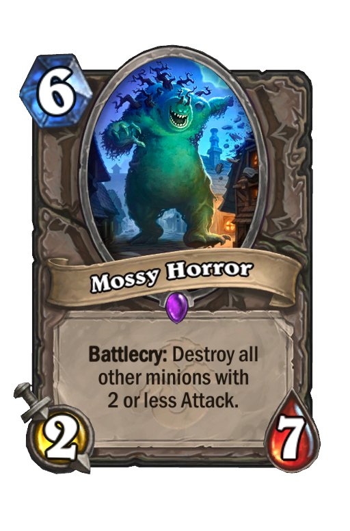 Mossy Horror Hearthstone kártya