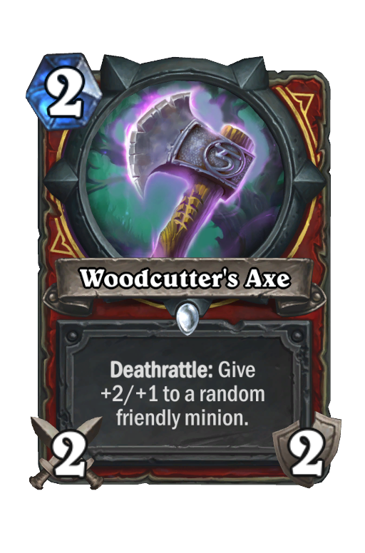 Woodcutter's Axe Hearthstone kártya