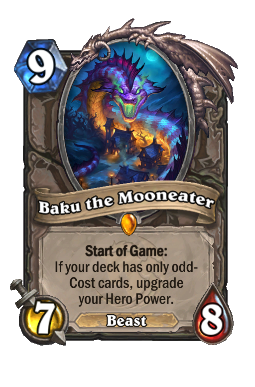 Baku the Mooneater Hearthstone kártya