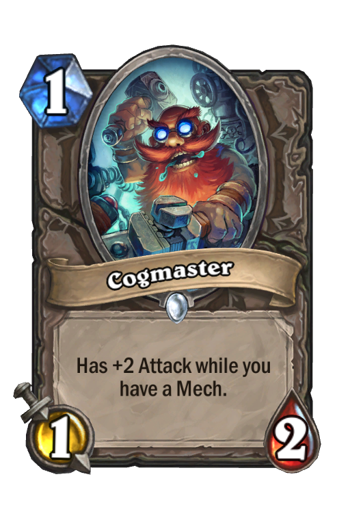 Cogmaster Hearthstone kártya