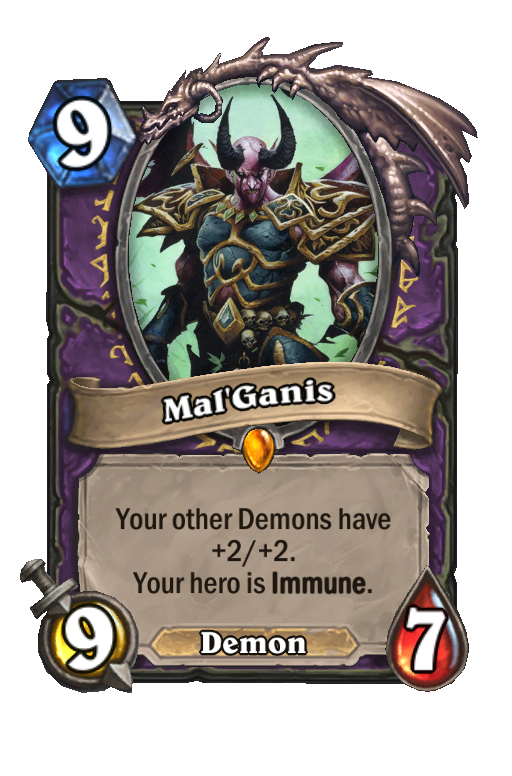 Mal'Ganis Hearthstone kártya