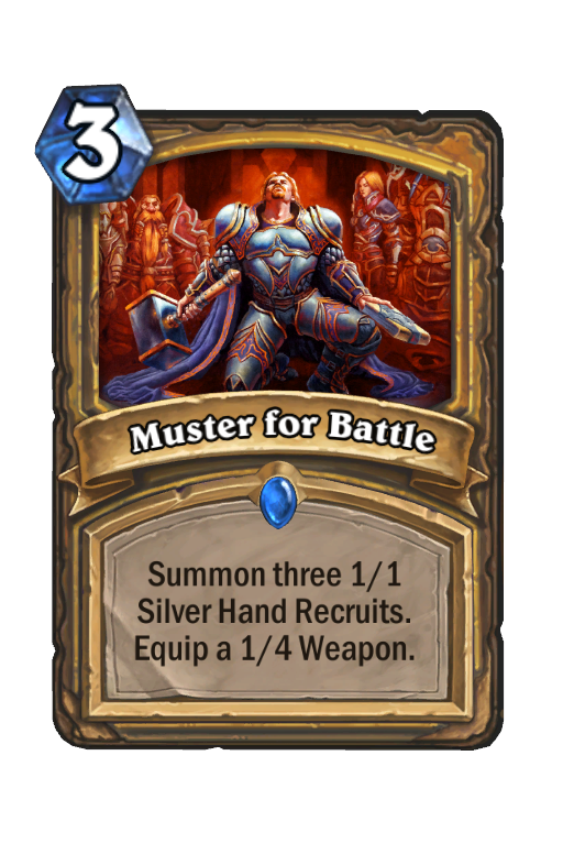 Muster for Battle Hearthstone kártya