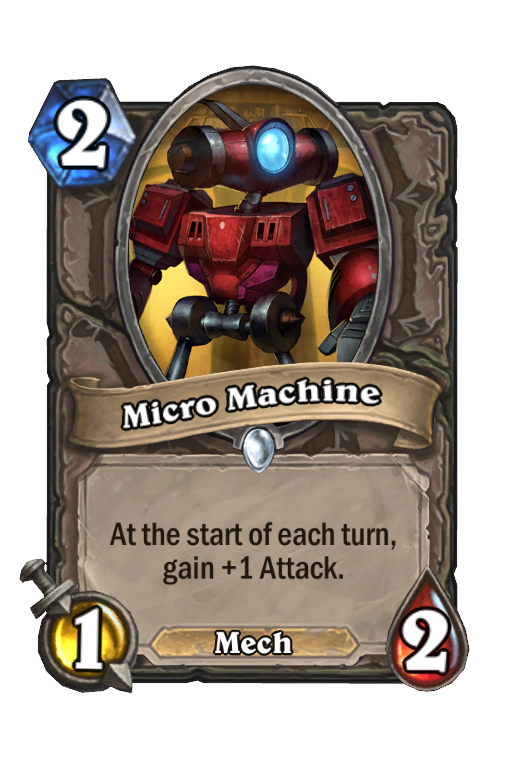Micro Machine Hearthstone kártya