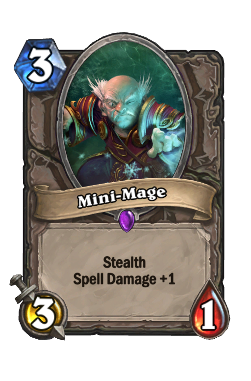 Mini-Mage Hearthstone kártya