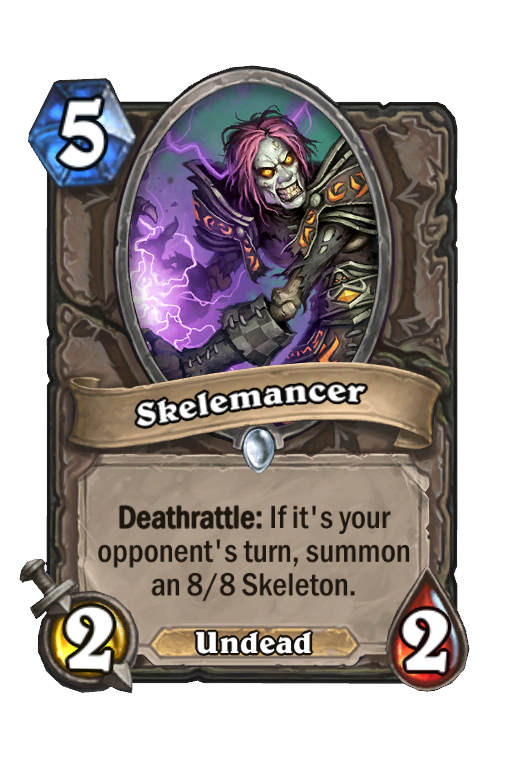 Skelemancer Hearthstone kártya