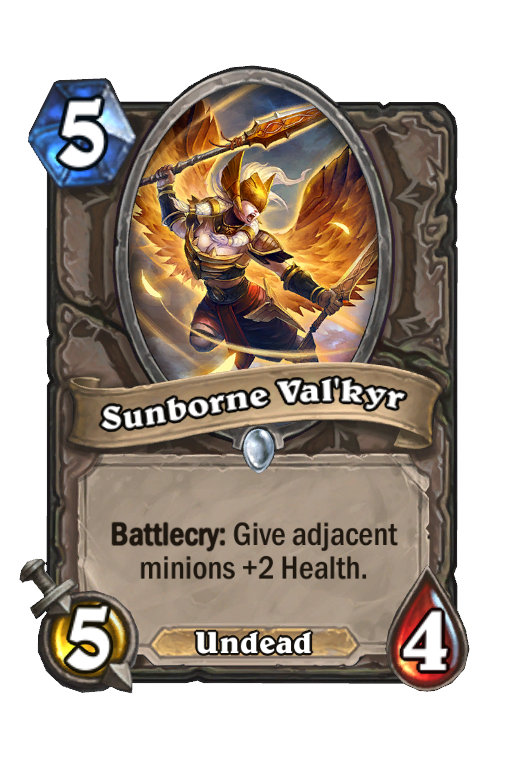 Sunborne Val'kyr Hearthstone kártya