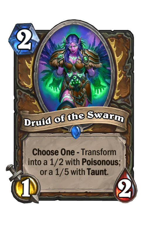 Druid of the Swarm Hearthstone kártya