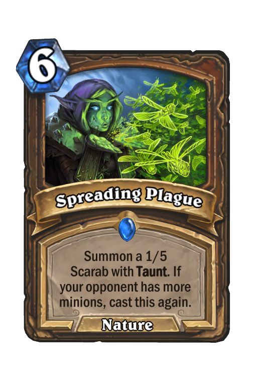 Spreading Plague Hearthstone kártya