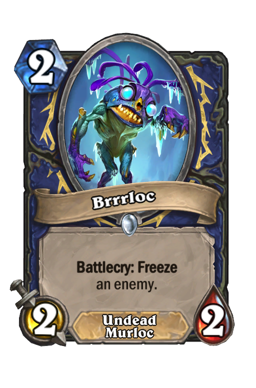 Brrrloc Hearthstone kártya