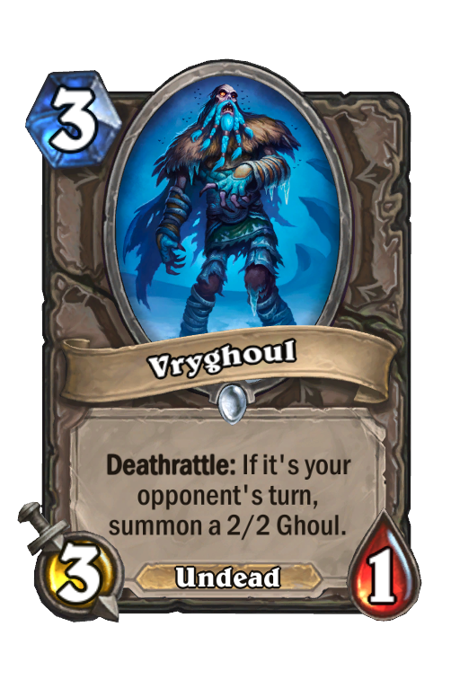 Vryghoul Hearthstone kártya