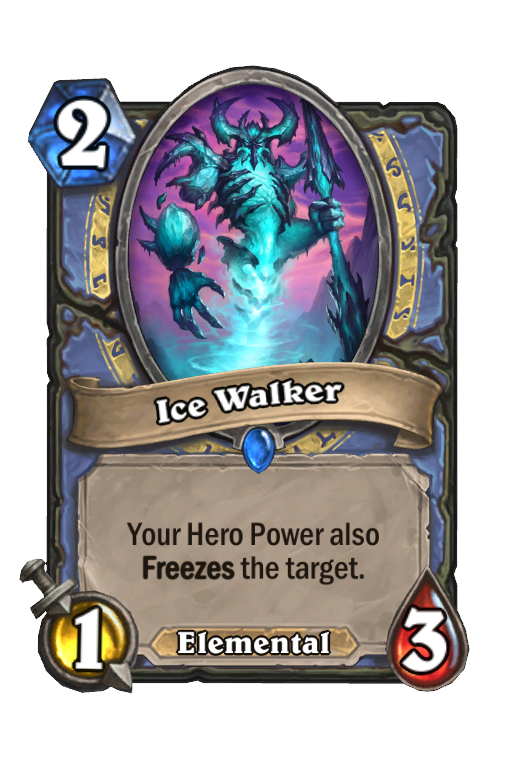 Ice Walker Hearthstone kártya