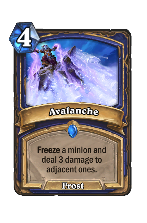 Avalanche Hearthstone kártya