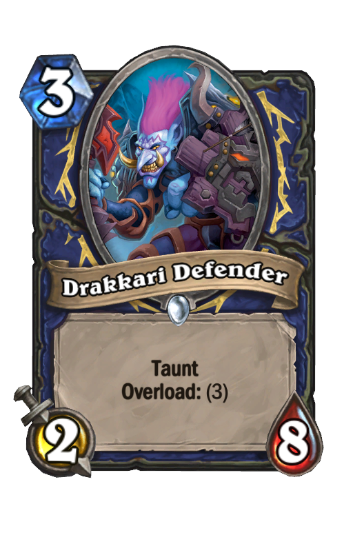Drakkari Defender Hearthstone kártya