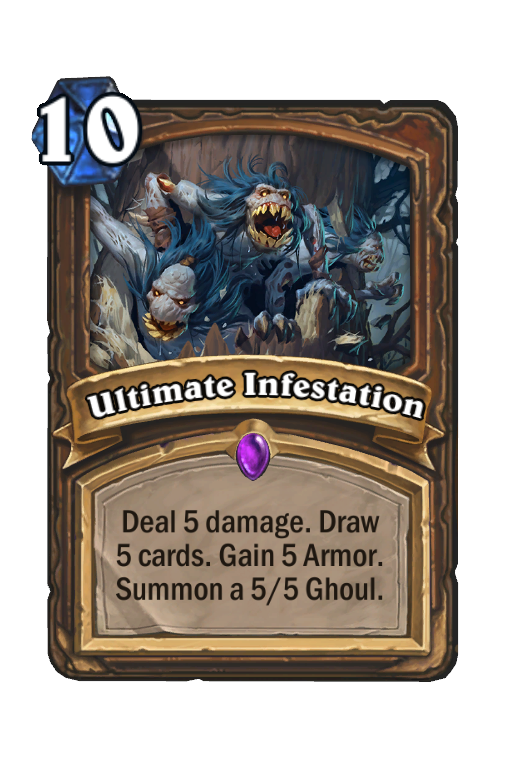Ultimate Infestation Hearthstone kártya