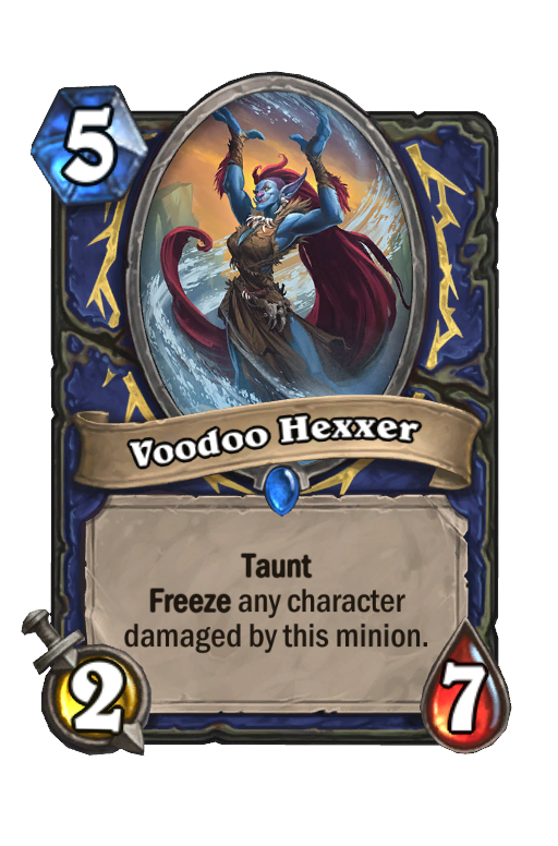 Voodoo Hexxer Hearthstone kártya