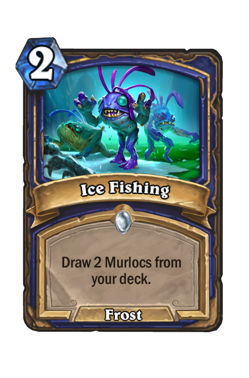 Ice Fishing Hearthstone kártya