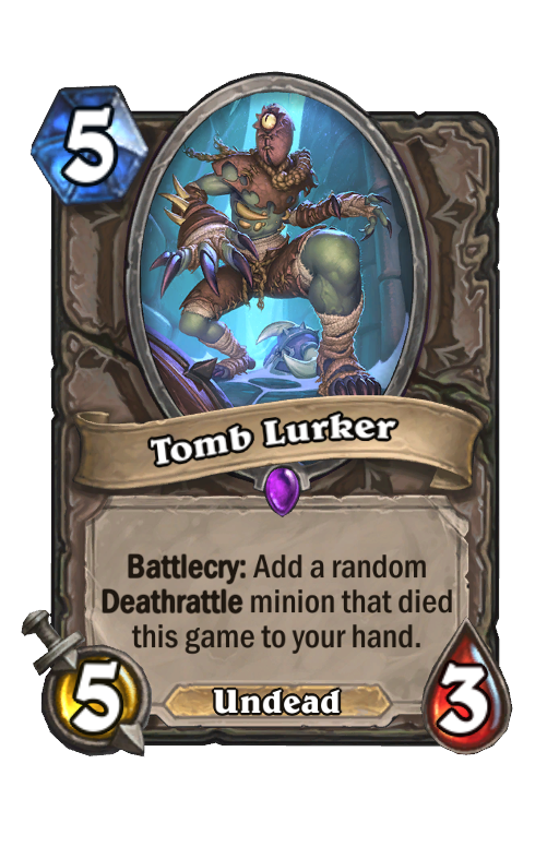 Tomb Lurker Hearthstone kártya
