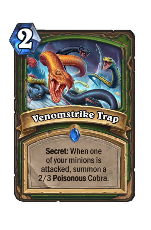 Venomstrike Trap Hearthstone kártya