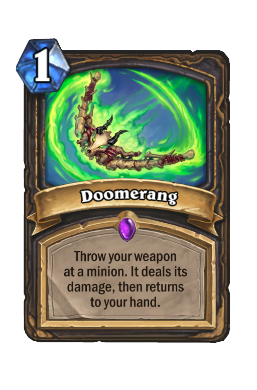 Doomerang Hearthstone kártya