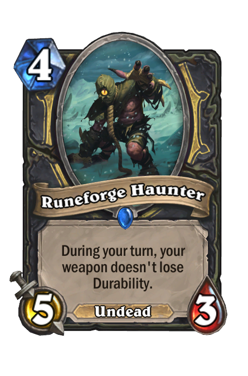 Runeforge Haunter Hearthstone kártya