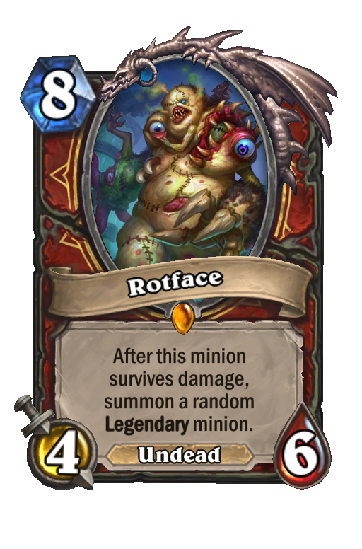 Rotface Hearthstone kártya