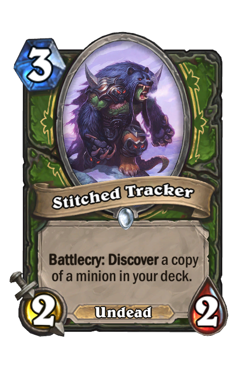 Stitched Tracker Hearthstone kártya