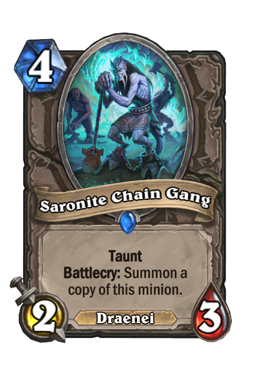 Saronite Chain Gang Hearthstone kártya
