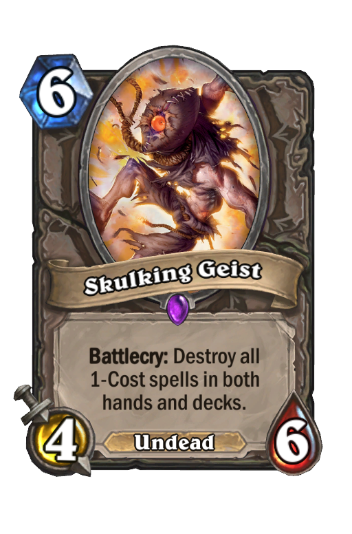 Skulking Geist Hearthstone kártya