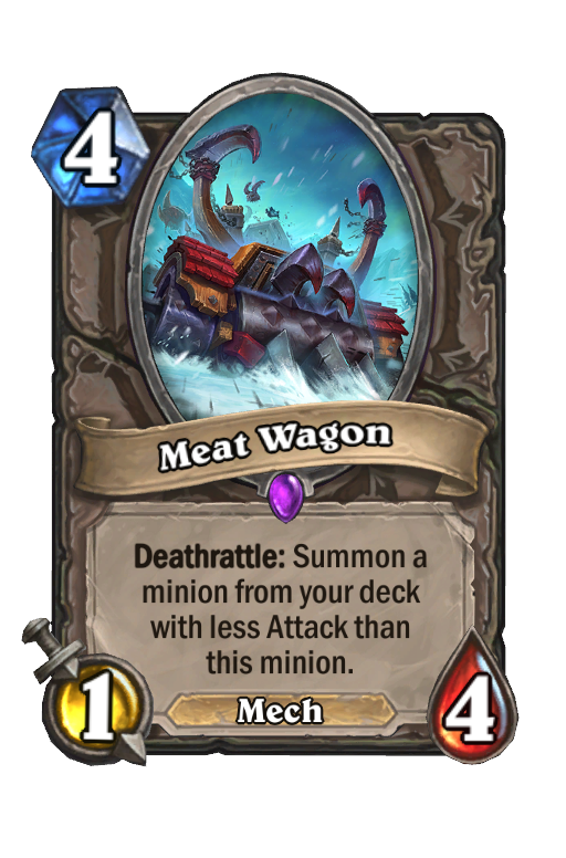 Meat Wagon Hearthstone kártya