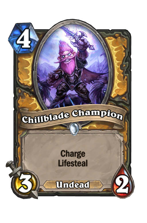 Chillblade Champion Hearthstone kártya