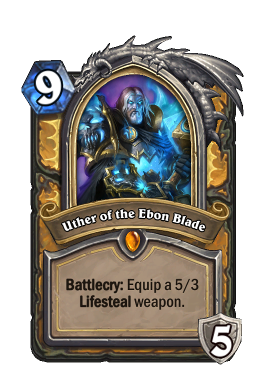 Uther of the Ebon Blade Hearthstone kártya