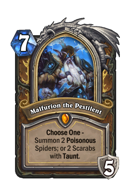 Malfurion the Pestilent Hearthstone kártya