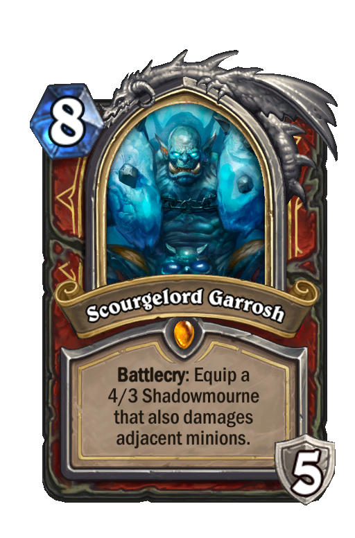 Scourgelord Garrosh Hearthstone kártya
