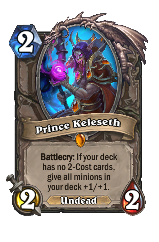 Prince Keleseth Hearthstone kártya