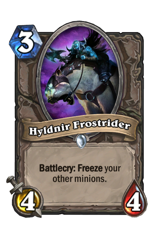 Hyldnir Frostrider Hearthstone kártya