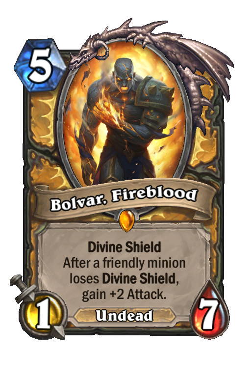 Bolvar, Fireblood Hearthstone kártya