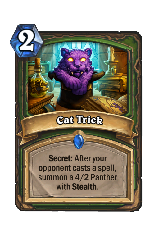 Cat Trick Hearthstone kártya