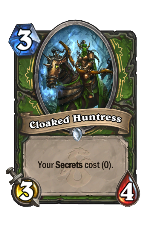 Cloaked Huntress Hearthstone kártya