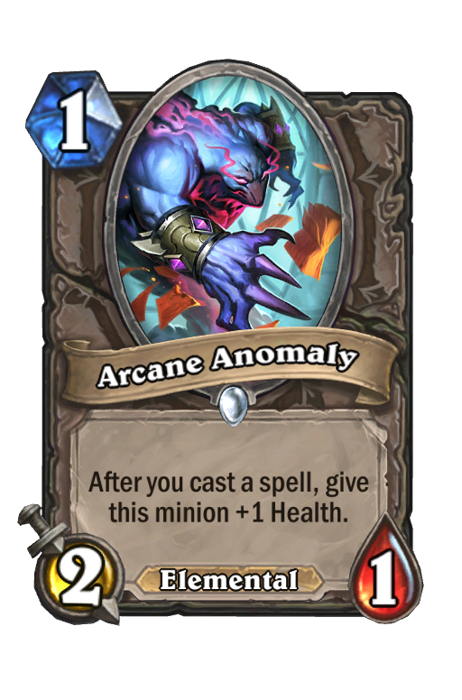 Arcane Anomaly Hearthstone kártya