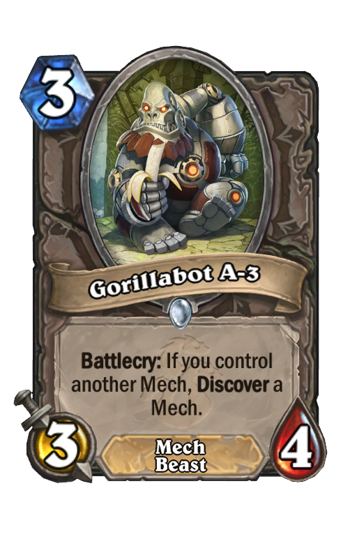 Gorillabot A-3 Hearthstone kártya