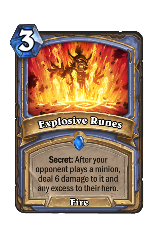 Explosive Runes Hearthstone kártya