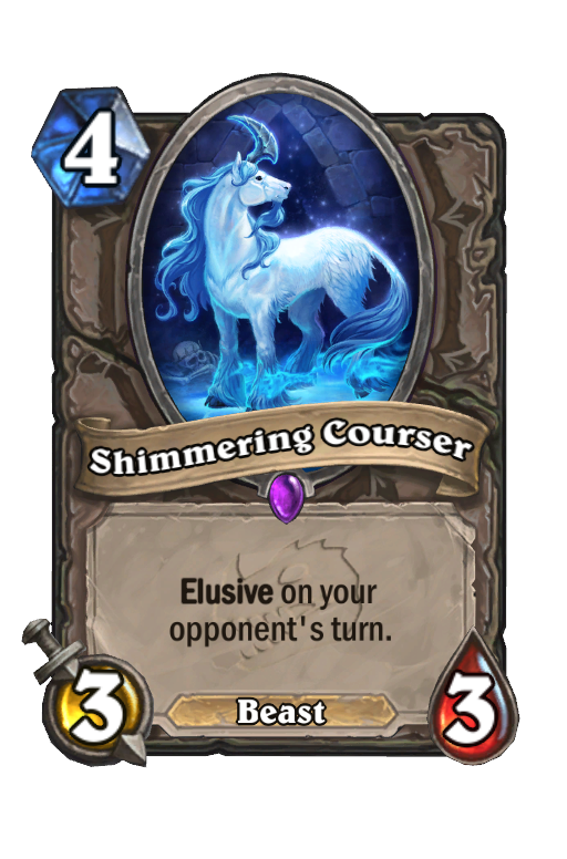 Shimmering Courser Hearthstone kártya