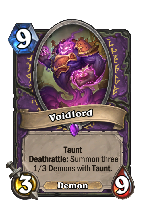 Voidlord Hearthstone kártya