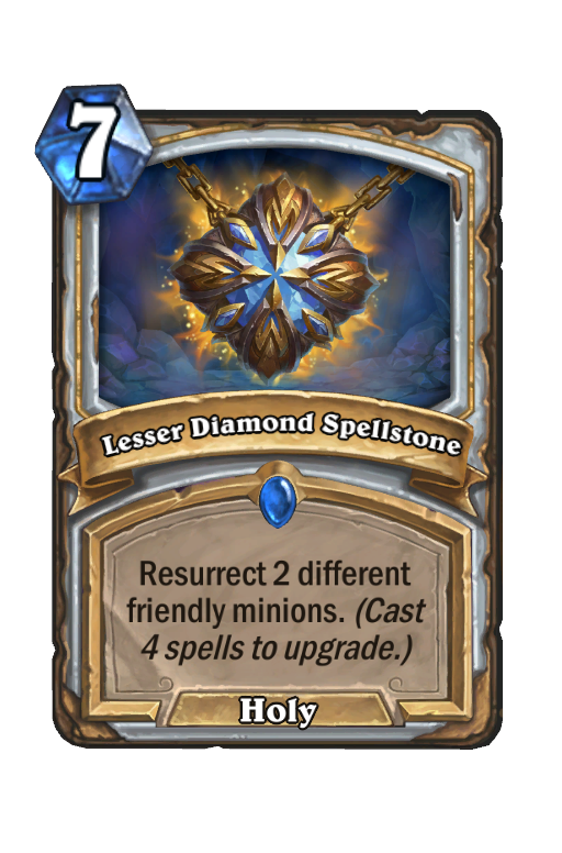 Lesser Diamond Spellstone Hearthstone kártya