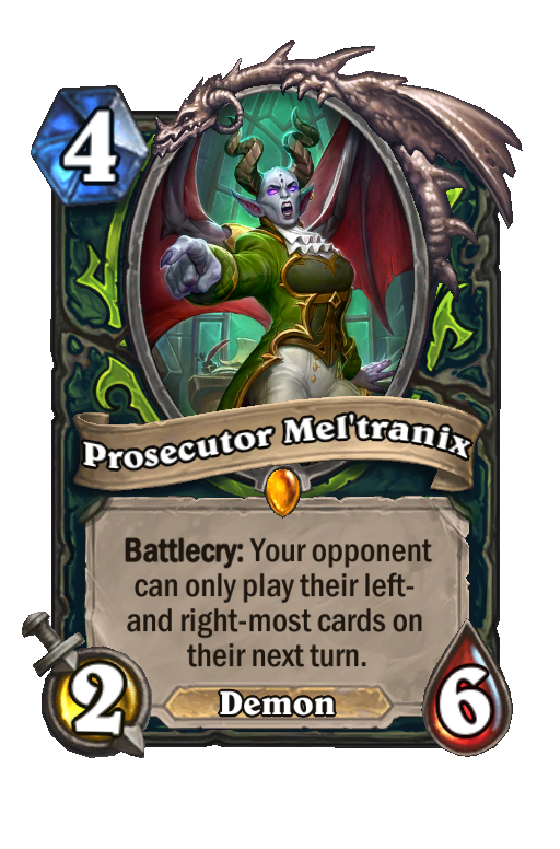 Prosecutor Mel'tranix Hearthstone kártya
