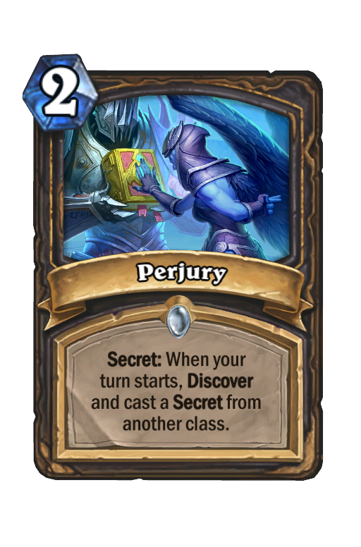 Perjury Hearthstone kártya